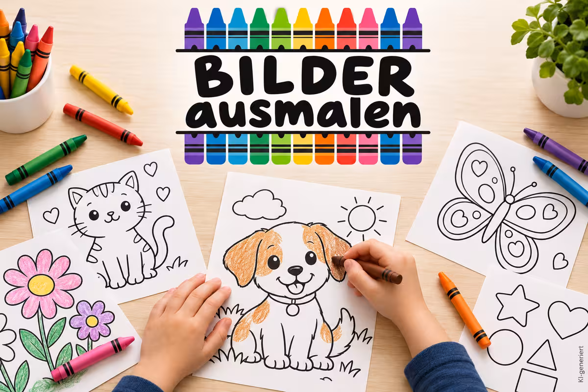 Beitragsbild zum Thema: Bilder ausmalen – die Onlineplattform