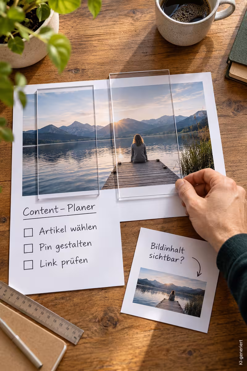 Erstes Artikelbild zum Thema: Pin Generator Anleitung: Blog-Pins erstellen und planen